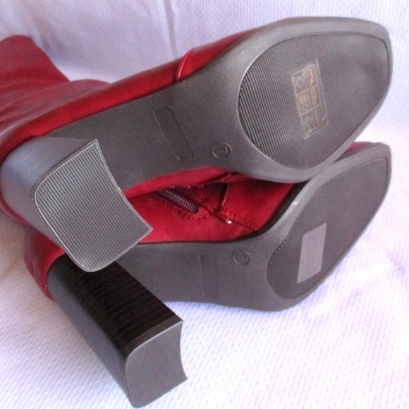 💋❤ JOURNEE COLLECTION KARIMA WC RED BOOTS – 7WC – NWT ❤💋 - Picture 6 of 15
